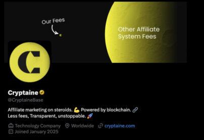 Cryptaine Socials Are Live!