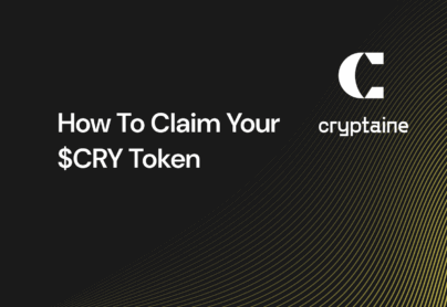 How To Claim Your $CRY Token