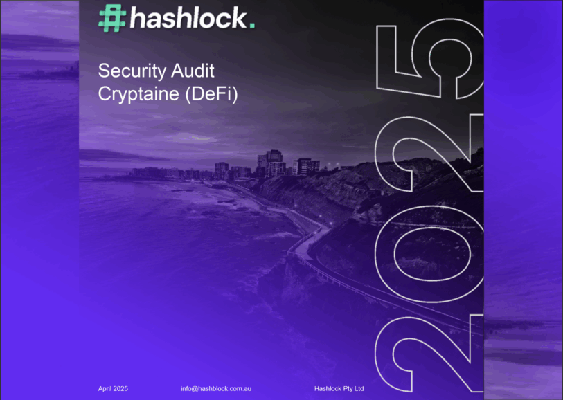 Cryptaine Audit Results